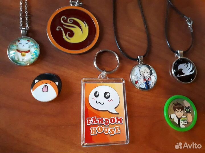 Аниме Кулон значок, диск, магнит