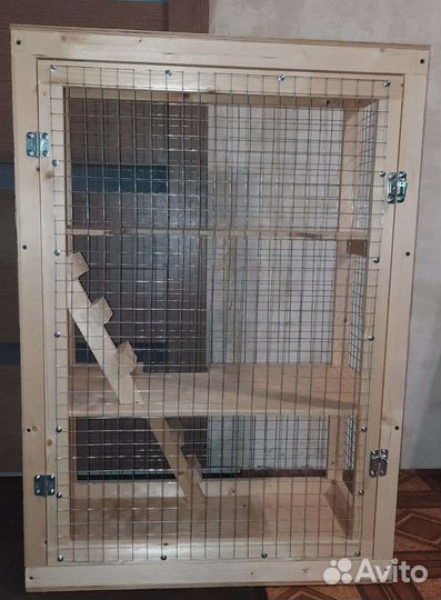 Клетка витрина для шиншиллы, дегу, хорька и т.п