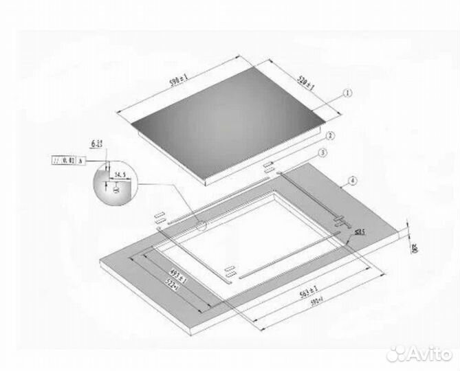 Индукционная варочная панель Haier HHY-Y64SVB