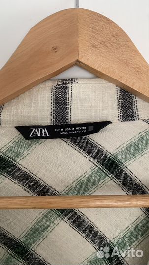 Рубашка Zara 100 хлопок
