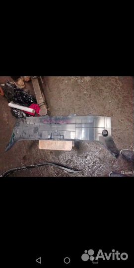 Накладка задней панели пластик тойота камри 50