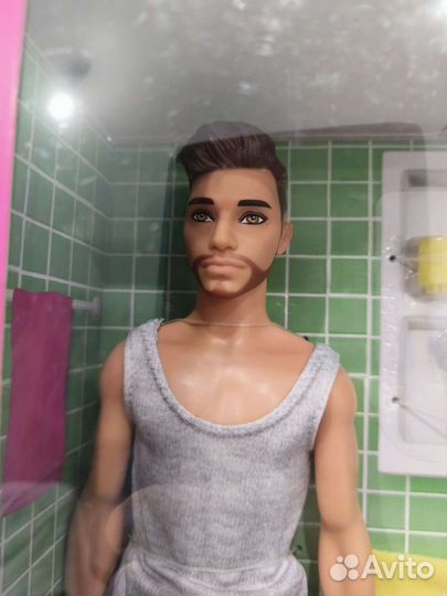 Набор игровой Barbie Кен в ванной FYK53