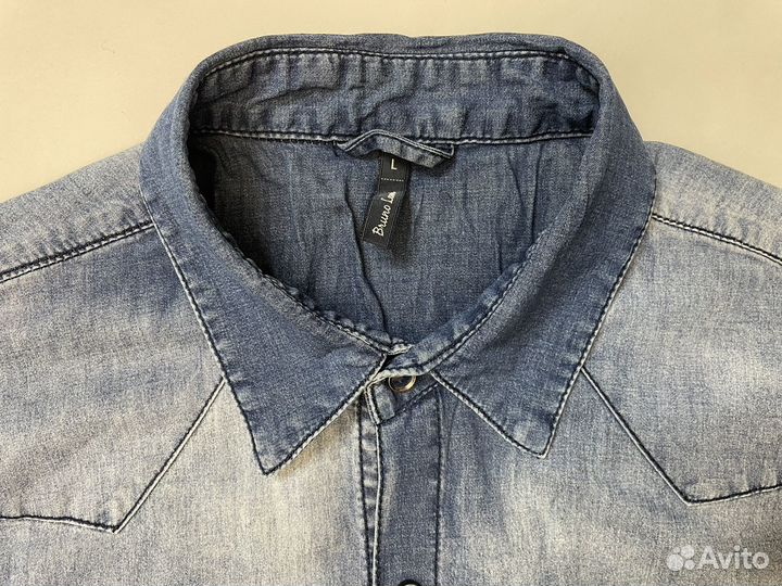 Рубашка мужская Bruno Leoni оригинал L