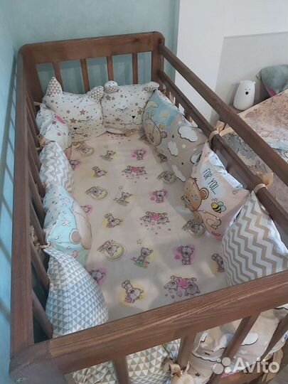 Бортики в детскую кроватку