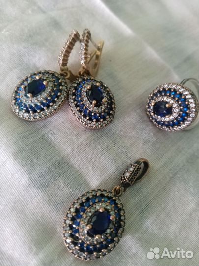 Серьги серебро