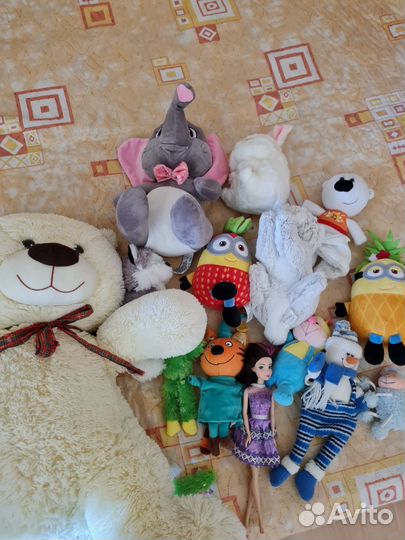 Мягкие игрушки пакетом бесплатно