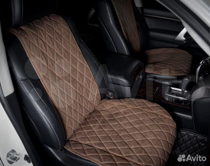 Накидки на сидения для автомобиля из алькантары