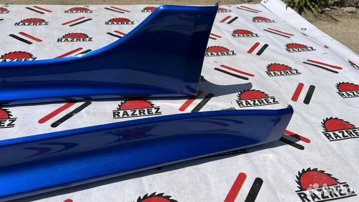 Накладки на пороги mitsubishi lancer 10