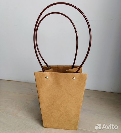 Пакет крафт для цветов, композиций и подарков