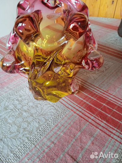 Ваза конфетница хрустальная