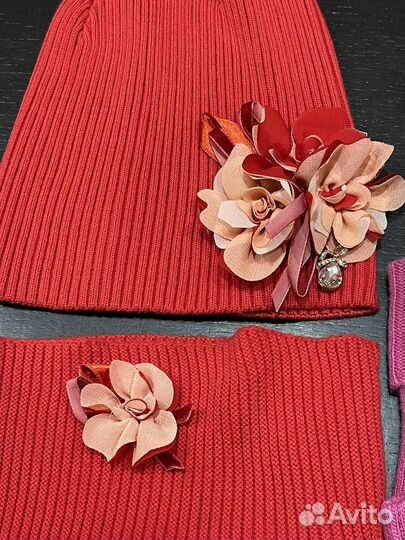 Шапка снуд для девочки