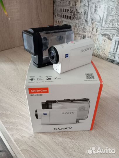 Экшн камера sony hdr as300