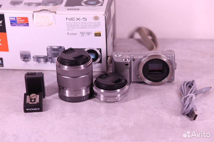 Sony nex5 +обьективы 16mm F2.8+18-55mm F3.5-5.6oss