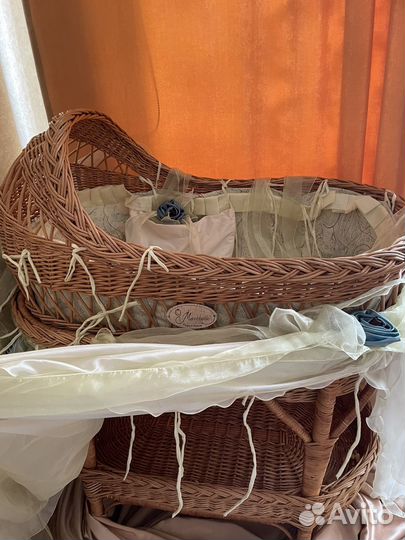 Люлька колыбель плетеная