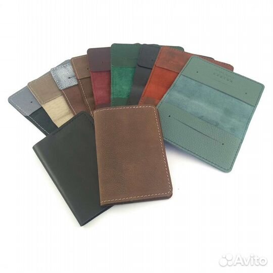 Обложка для паспорта кожаная в ассортименте