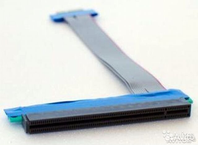 Рейзер riser райзер переходник PCI-E1X PCI-E16x