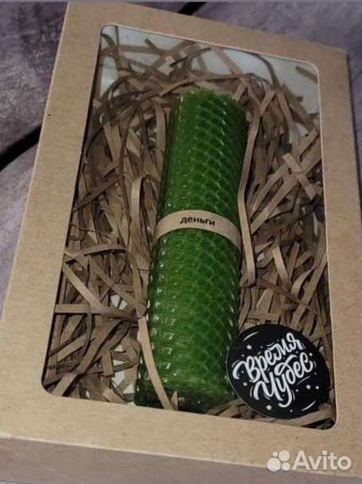 Свечи из натуральной медовой вощины