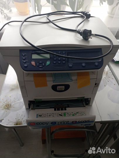 Мфу лазерный черно белый xerox phaser 3100 MFP