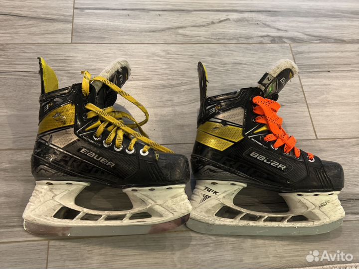 Хоккейные коньки бауэр детские, шорты и защита