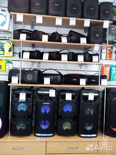 Напольные блютуз колонки, новые