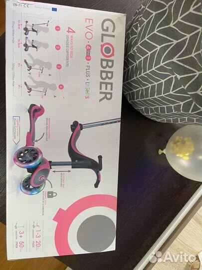 Самокат беговел globber