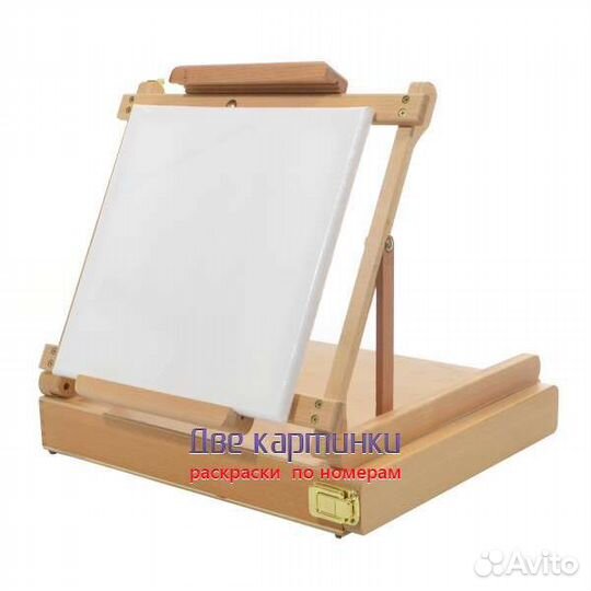 Мольберт этюдник (этюдный ящик) 86см, настольный