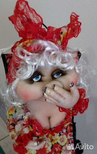 Кукла - органайзер, ручной работы