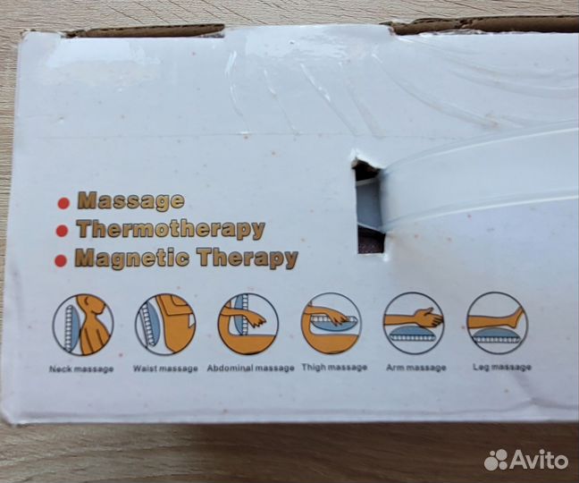 Массажёр Подушка для спины, шеи, плеч новая