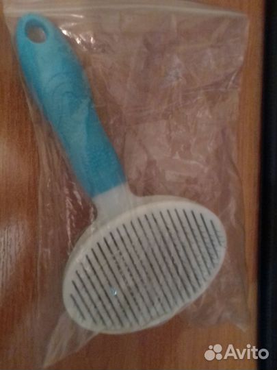 Шлейка-поводок,перчатка и щетка для вычесывания