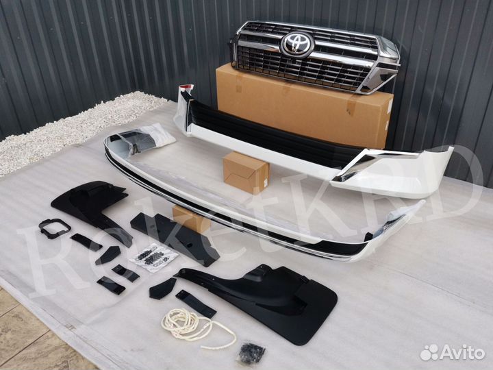 Обвес Toyota Land Cruiser 200 стиль в 2021г полный