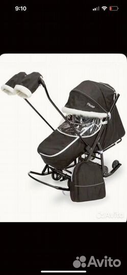 Детские санки коляска