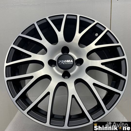 Литые диски R16 4/100 proma GT алмаз матовый