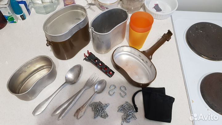Походный охотничий набор военный котелков