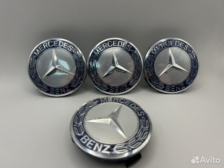 Заглушки в оригинальные диски Mercedes