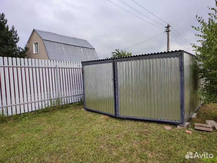 Гараж металлический хозблок пенал