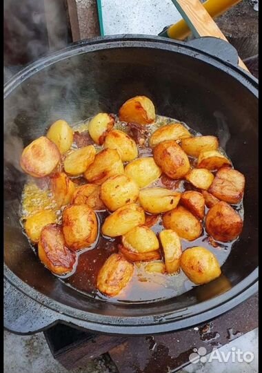 Чугунный казан 10 литров