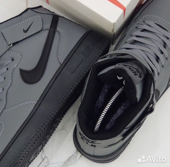 Кроссовки найк аир форс зимние