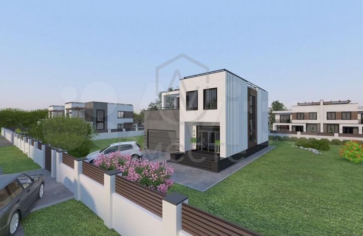 Коттедж 270 м² на участке 6 сот.