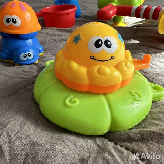 Игрушки для купания в ванной пакетом