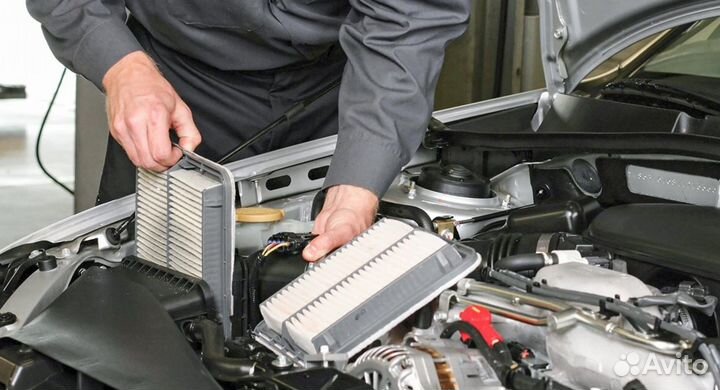 Замена воздушного фильтра Kia Rio IV 2017-20