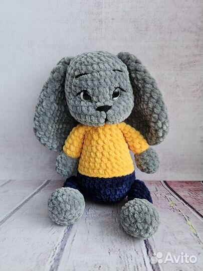 Зайка амигуруми ручная работа