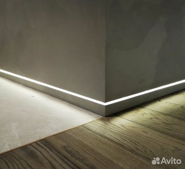 Плинтус скрытого монтажа