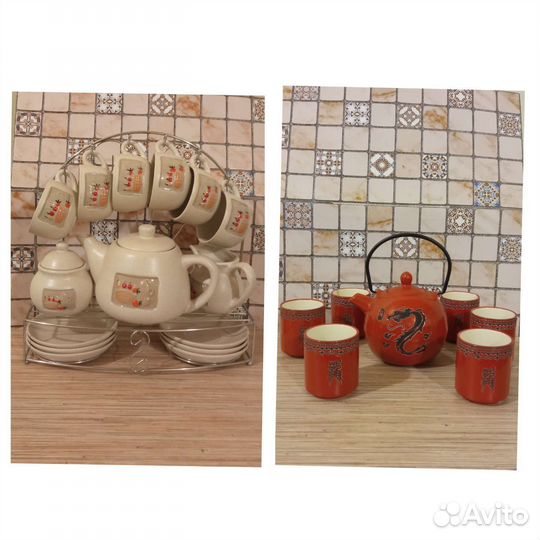 Чайные наборы (из 16 предметов и китайский)
