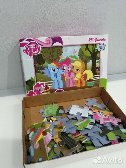Книга с пазлами My little pony
