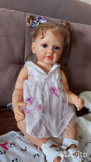 Кукла Реборн 56 см, можно купать