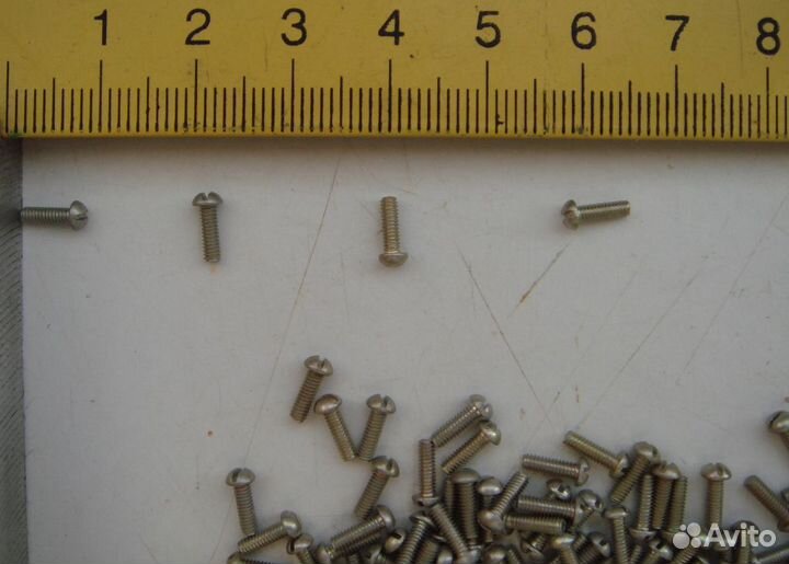 Винты М2 - М6, гост 1491-80, 17473-80, 17475-80