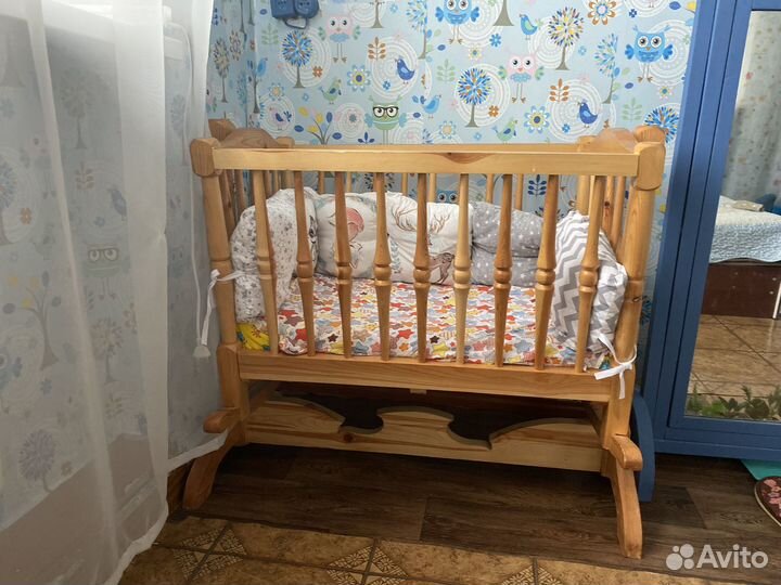 Кроватка люлька ручная работа торг