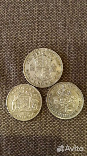 Британия и её колонии, монеты серебро