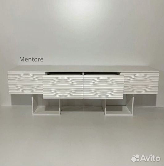 Тумба тв Bravo в белом цвете (конструктор)