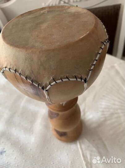 Деревянный интерьерный барабан